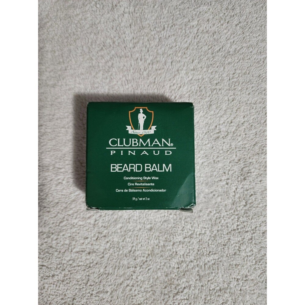 Clubman Pinaud Beard Balm Conditioning Style Wax 2 oz